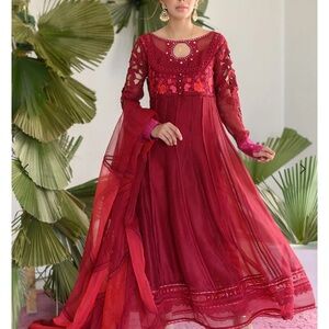 Pakistani/Indian designer Nadia Farooqui dress. S/M.